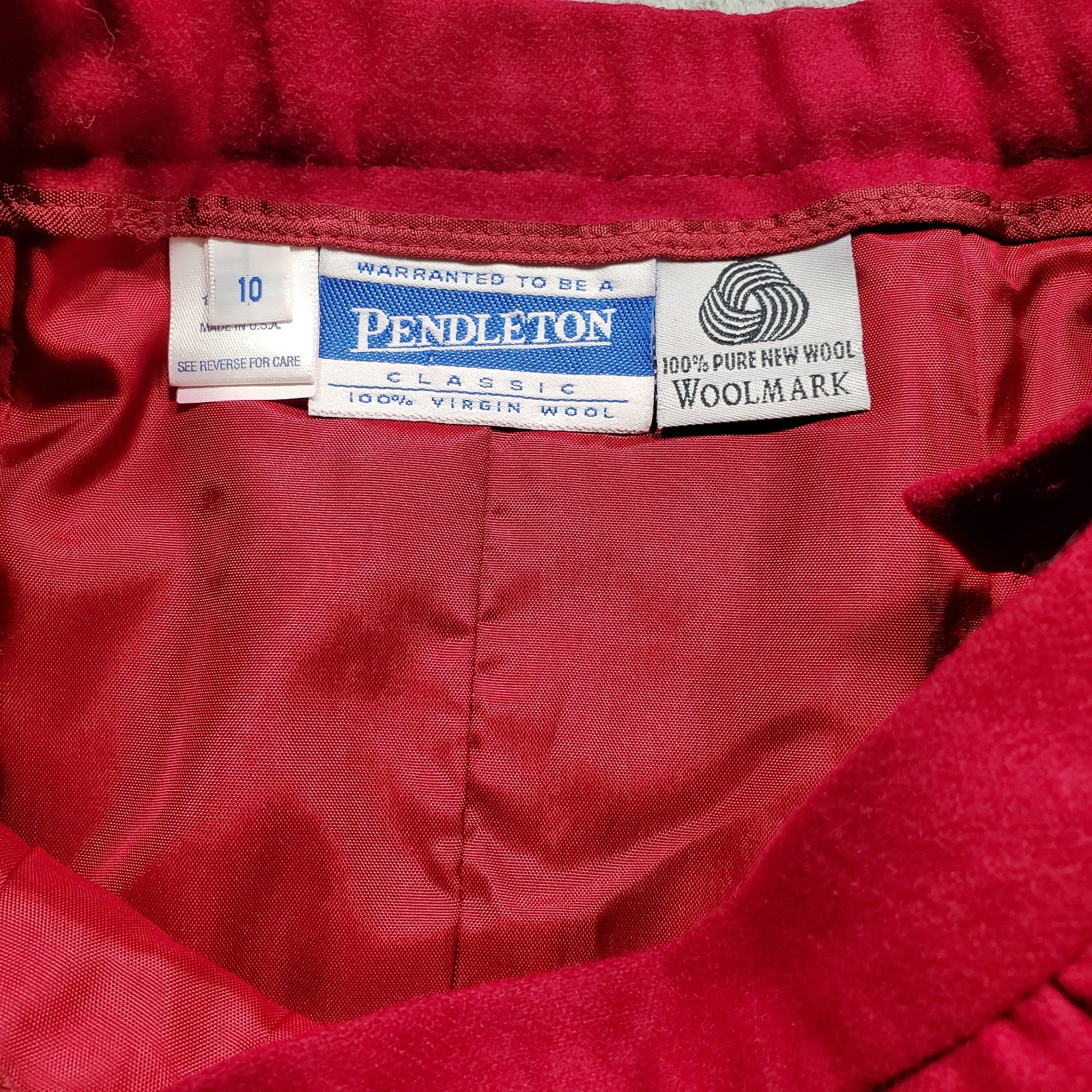 Pendleton Classic 100% Virgin Wool Lined Pencil S… - image 3