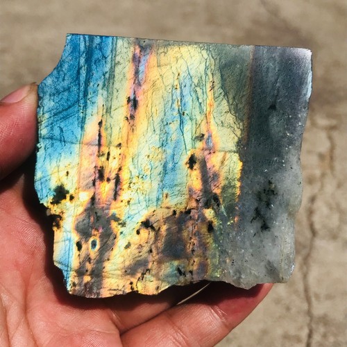 270 g Hermoso Cristal Natural Labradorita Espécimen Mineral Áspero Curación - Imagen 10 de 11