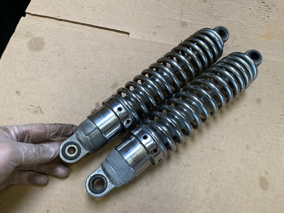 Juego de amortiguadores traseros 83 Honda CX650 OEM CX650C CX500 -75 Foto 3 de 4