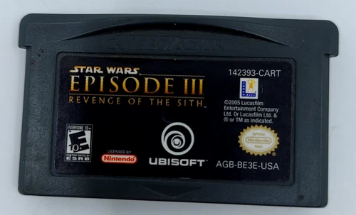 Nintendo Game Boy Star Wars Episode 3 Revenge of the Sith AGB-002 AUTHENTIC GAME