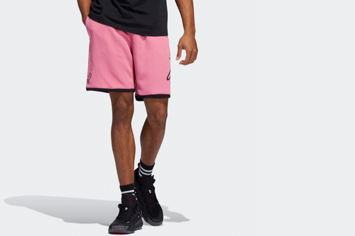 Adidas Dame D. O. L. L.A.Extply Pantaloncini Rosa Uomo Basket Sport GU0179  | eBay