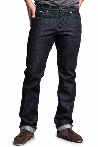 Men's Made in USA Straight Fit Denim Premium Selvedge Jeans Pants -M527SV-B1D7 - Picture 8 of 40
