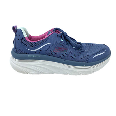 Women s 10 Skechers Dlux Walker Infinity 149023 Blue Running Shoes Sneakers