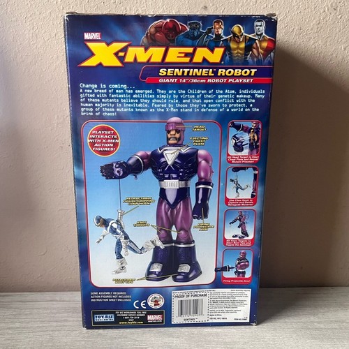 Marvel X-Men Sentinel Robot Giant 14-Inch Robot Playset Toybiz 2005 Avengers MIB - Picture 2 of 12