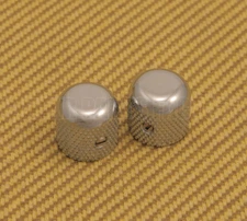 009-4040-049 Genuine Fender USA '50s 52 Chrome Dome Knobs for P Bass/Telecaster
