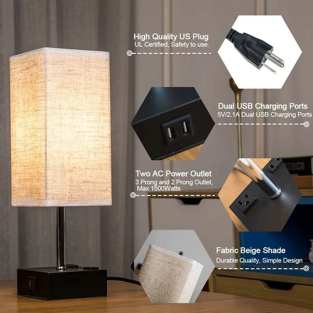 Floor lamp 2024 with power outlet