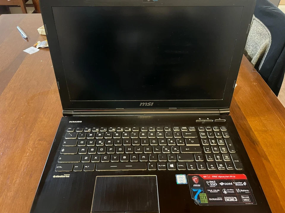 pc portatile gaming MSI GE62 7RE Apache PRO Usato ottime condizioni - Immagine 2 di 4