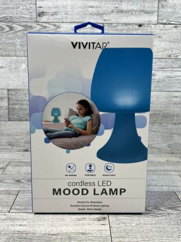 Vivitar Cordless LED Mood Lamp *Brand New In Box* Bedroom/Study/Reading Light - Picture 1 of 6