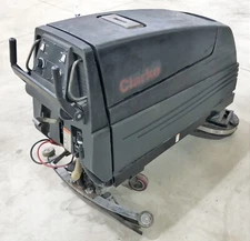 Clarke Industrial Push Sweeper Model VisionV - 73" Squeegee Width / 13" Brush