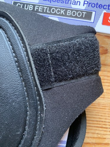 Woof Wear Black Club Fetlock Boots Small/Pony 12.2 - 13.1 hh - Picture 2 of 5
