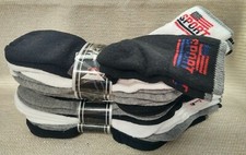 New 12pairs Men's "SPORT" Ankle Socks 10-13 Gray Black  White 210519