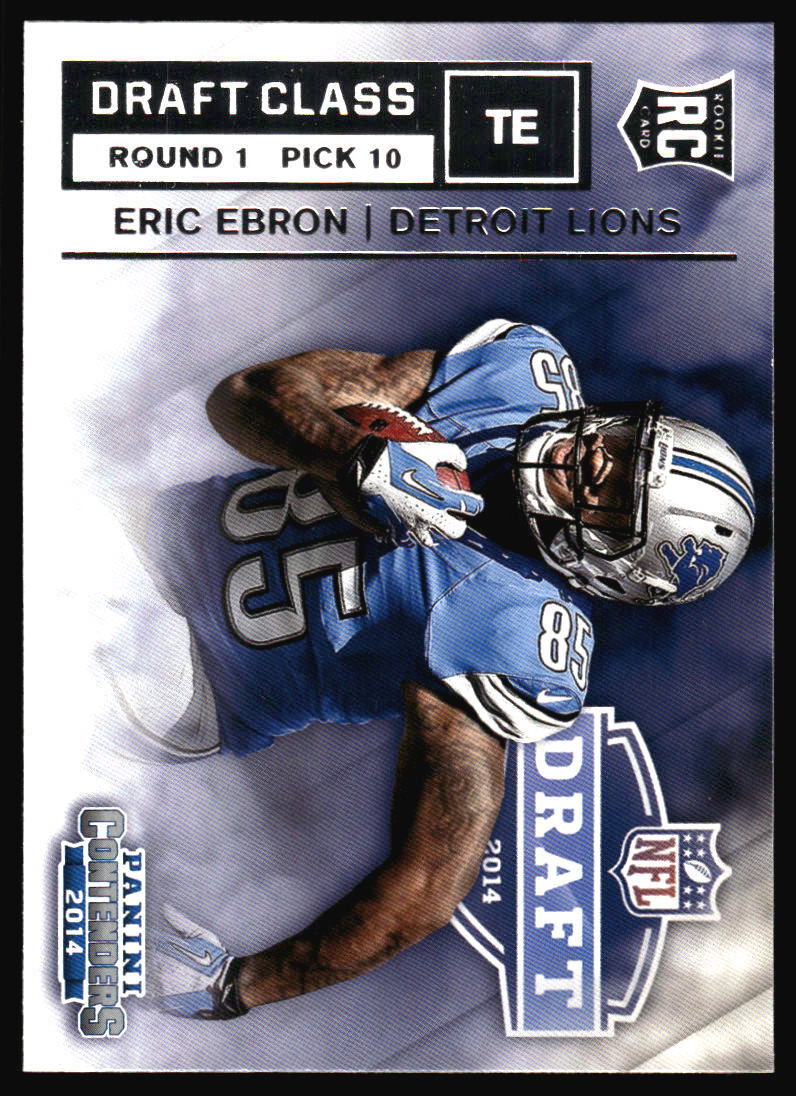 2014 Panini Contenders Eric Ebron #RDA-14 Detroit Lions