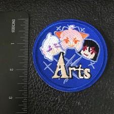 Anime Girls Arts 2.75 Inches Iron On Embroidered Patches