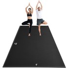 Exercise Mat Non Slip Yoga Mat Gym Fitness Pilate Workout Mat (12x6ft)
