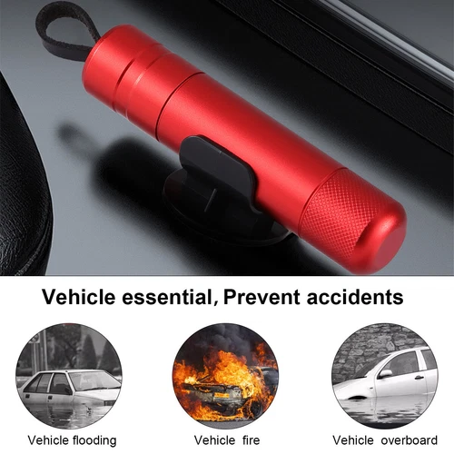 2 Pcs Safe Hammer Car Window Glass Breaker Emergency Escape Tool Seatbelt Cutter - Picture 5 of 24
