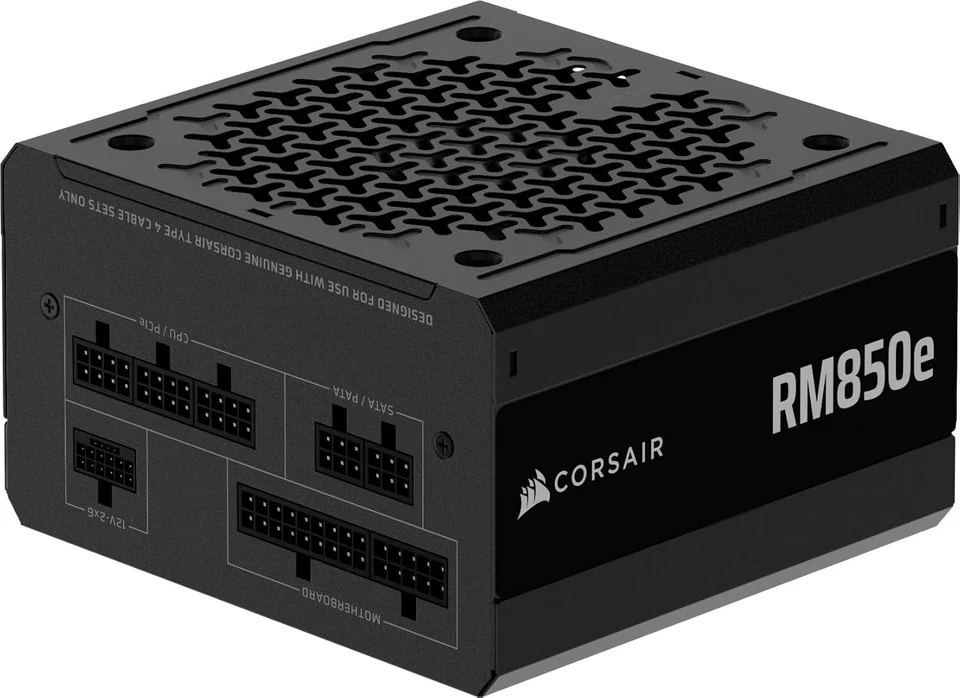 Corsair RM850e Alimentatore PC Gaming ATX 3.1 850W PSU Modulare Ventola 120mm