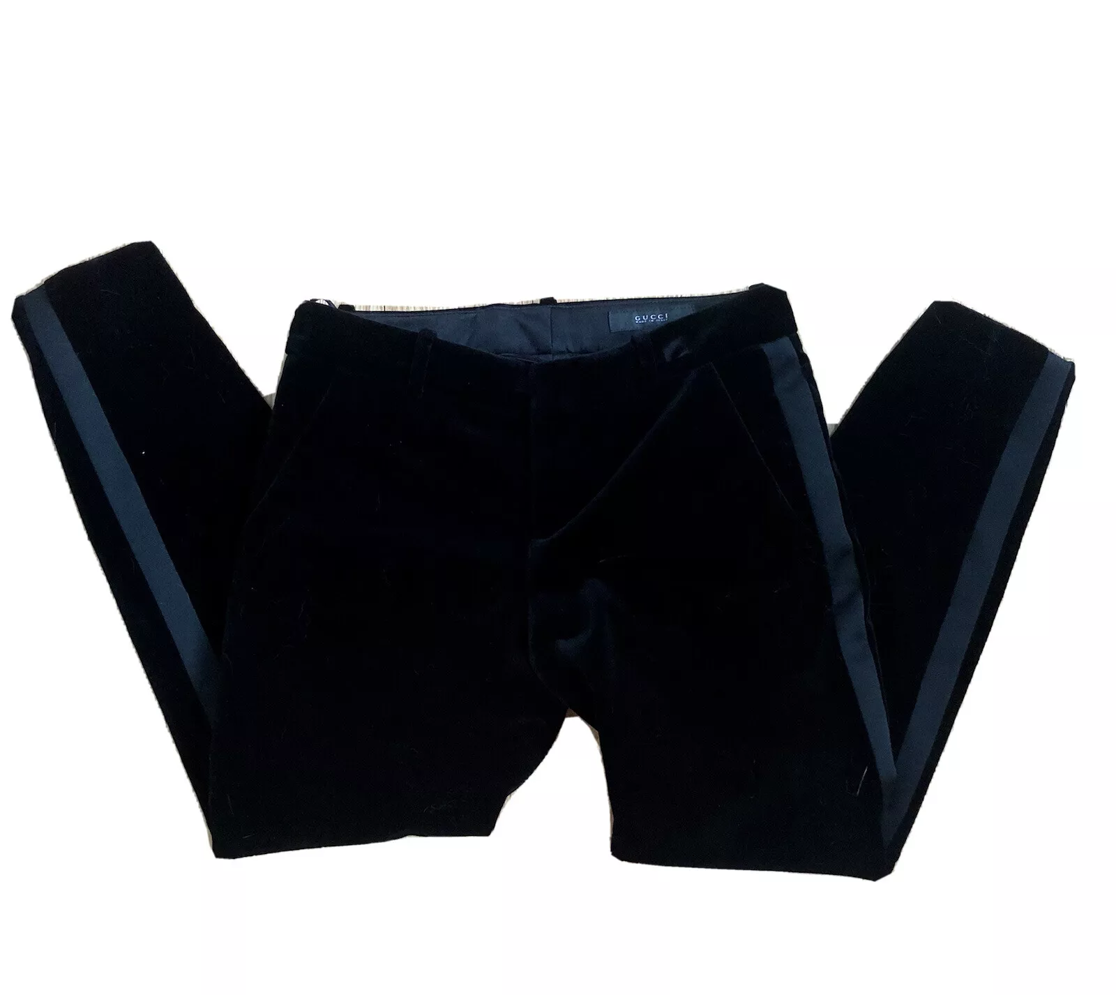 Pantalon velours noir Gucci x Tom Ford EU 42