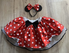 Disneyland Minnie Mouse Tutu Set With Headband and Bow Size 11/12