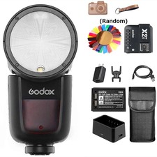 US Godox V1-N HSS 2.4G TTL Speedlite Flash Light X2T-N Trigger For Nikon Camera