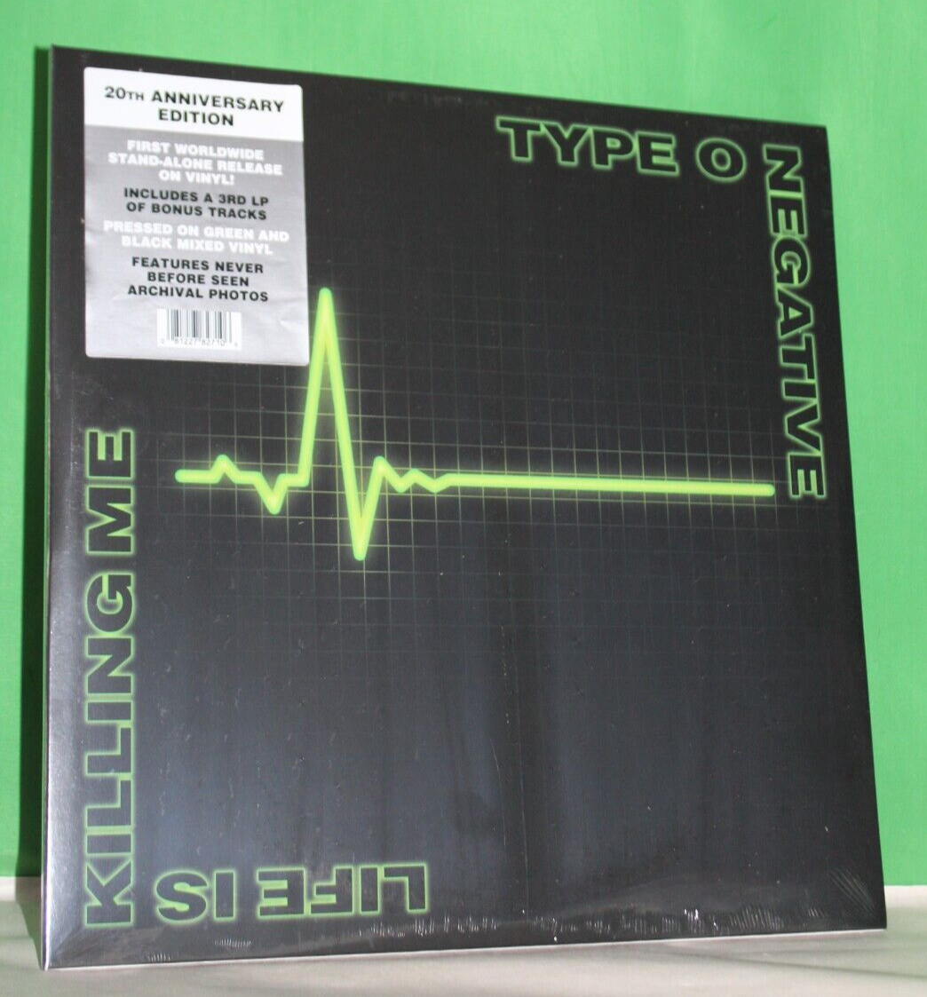 20th Anniversary Live “BAD PHILOSOPHY” Type O Negative Life Is Killing Me 20th Anniversary Ed 3rd LP