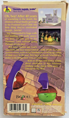 VeggieTales Josh And The Big Wall (VHS, 1997) | eBay