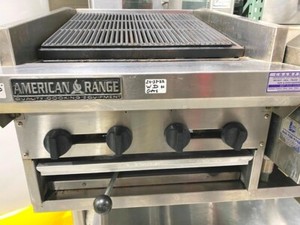 Griddle/ Grill/ American Range 24" Commercial Charbroiler/ Gas