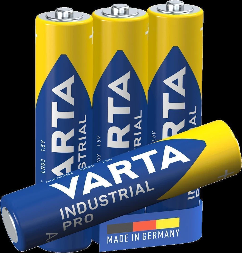 Varta Industrial Pro 4006 AA Mignon LR06 Alkaline 1,5V Batterie 40er Tray - Bild 3 von 4
