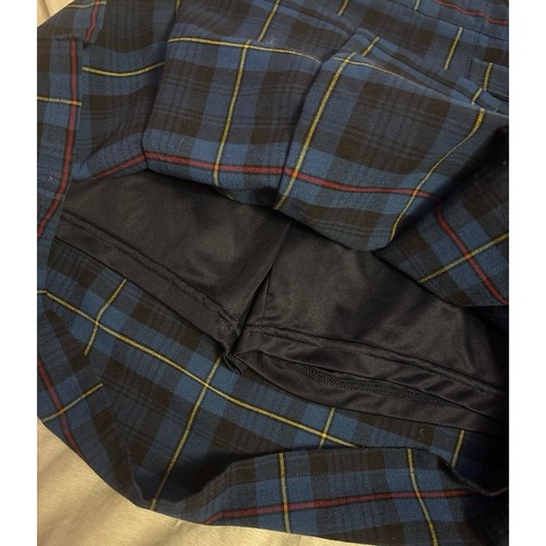 French Toast Blue/Green/Yellow/Red Plaid Knee Length Uniform Skirt Skort, 14 - Picture 4 of 6