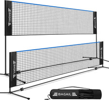 Badminton Net, Height Adjustable Kids Volleyball Net, Foldable Nylon Net 10 Ft/1