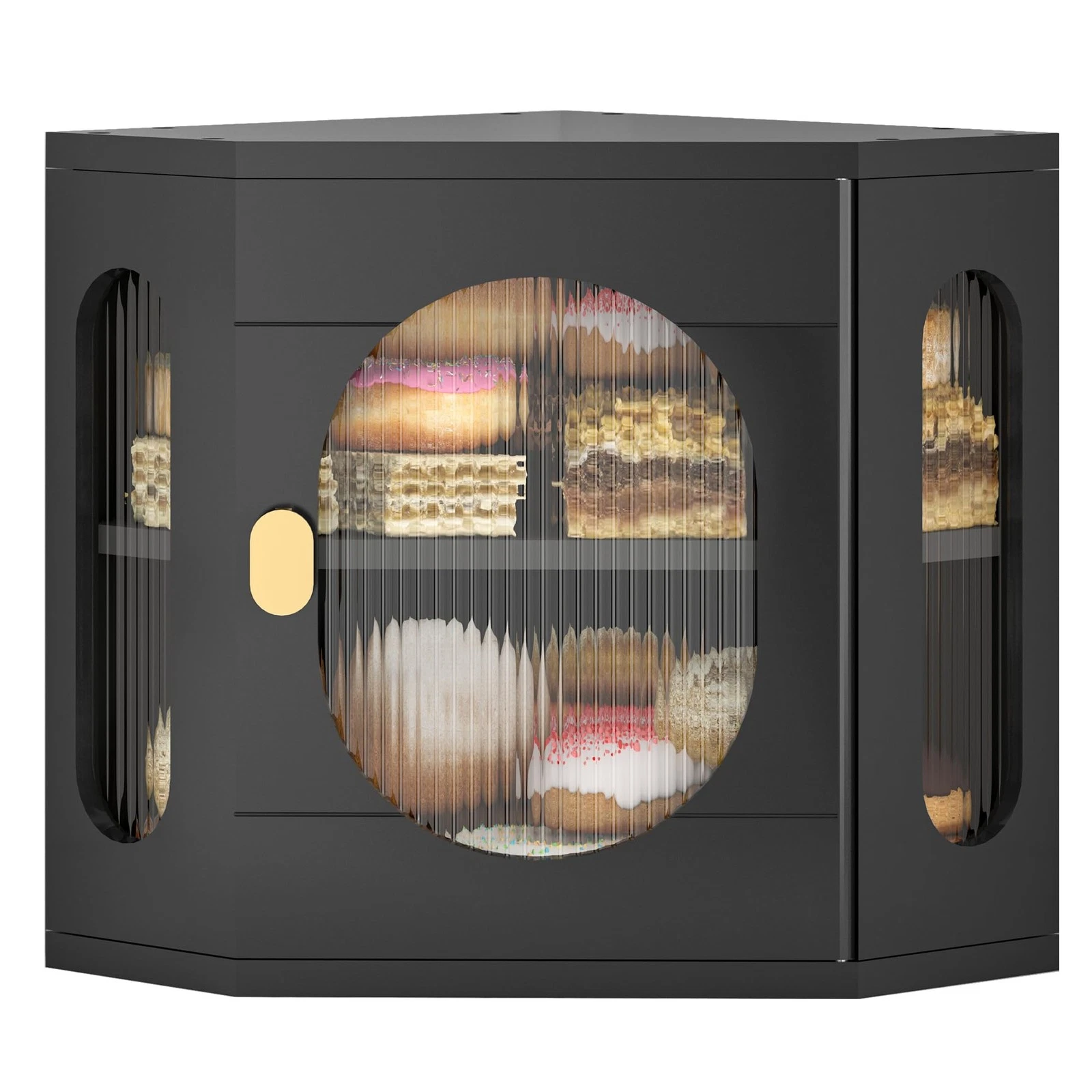 Corner Bread Box for Kitchen Countertop, Large Wooden Bread Box, Double Layer...
Opens in a new wind