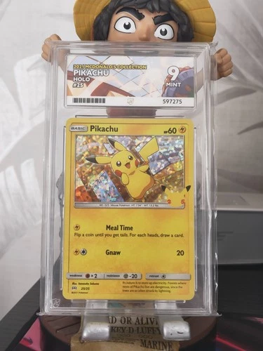 Pikachu 25 ACE graded card