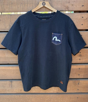 Vintage 1990s Evisu Pocket Tee Shirt Size XL