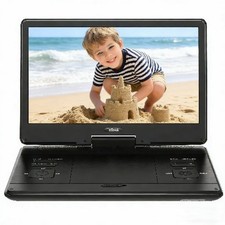 15.9" Portable DVD Player - with 14.1" Large HD Screen, 6h, High NEW