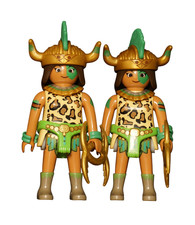 Playmobil Inka Steinzeit Eingeborener Indianer Krieger - Figur Insel Pirat