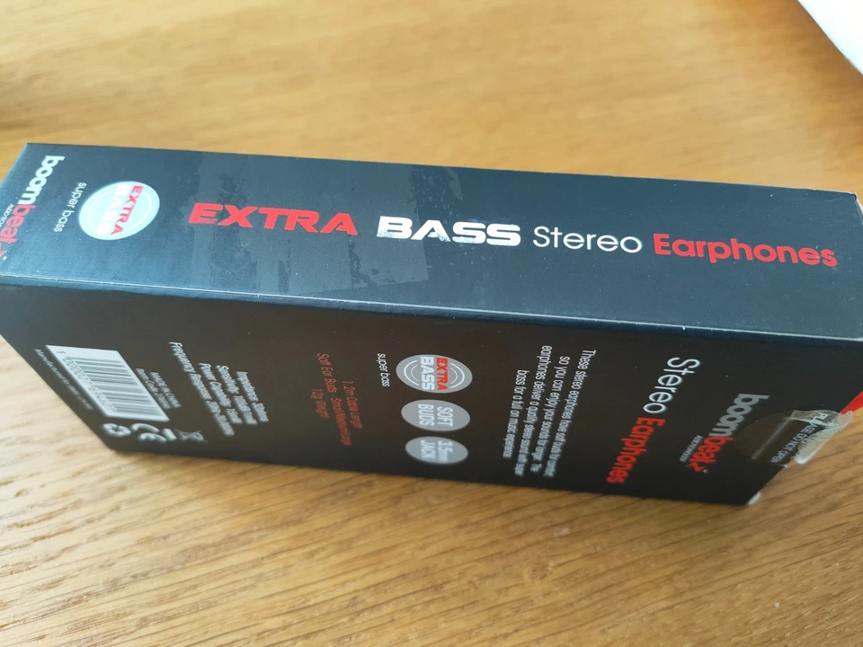 Boom beat Audio Technology in ear earphones wired 3.5mm jack Used, photo 2 of 4