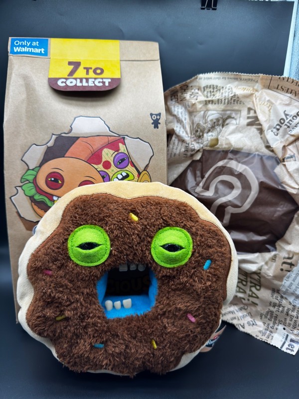 New Fuggler x FUGGALICIOUS Donut Dernut 9" Plush Zuru Funny Ugly Monster