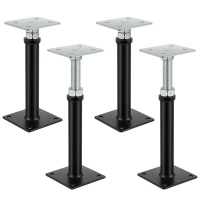 Zonon 2 Pack 9.5-13.5 Inch Adjustable Floor Inch, Flat-top Style
