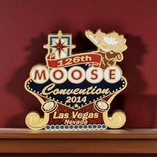 126th Moose Convention 2014 Lapel Pin Las Vegas Nevada Fraternal Order