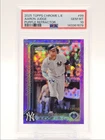 AARON JUDGE 2025 TOPPS CHROME LOGOFRACTOR PURPLE REFRACTOR /250 PSA 10 Q2754