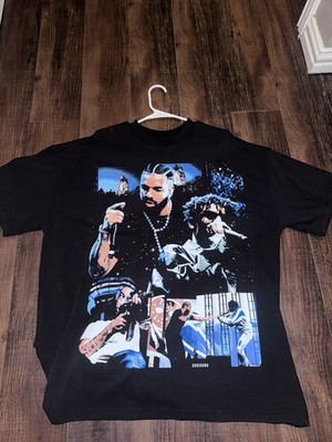 Drake 21 Savage Sergio Calabasas It's All A Blur Tour Cotton T-Shirt Men's Large