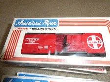 Vintage S Scale American Flyer Santa Fe Red Box Car 4-9700 MIB 2