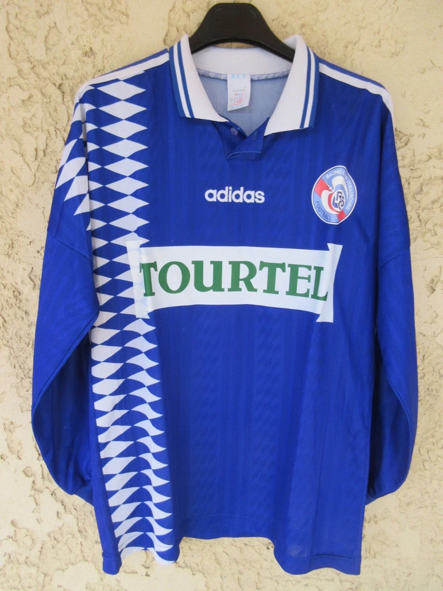 Mini Maillot Foot RC Strasbourg 1993 – Collection Miniature Vintage