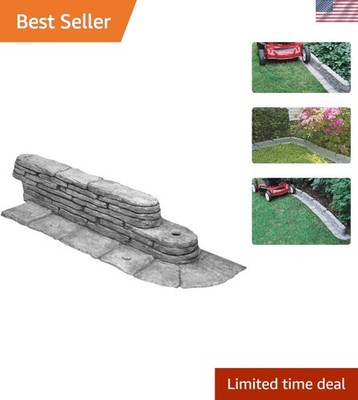 Bedrocks 20-Foot Lawn Edging   Effortless Trim-Free Maintenance for Your Garden