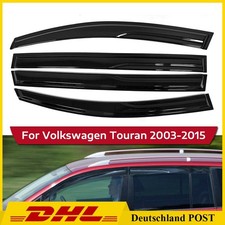 Windabweiser Regenabweiser Schwarz Abweiser für VW Toura 03-15 5-Türer 4-TLG set