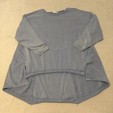 Oli & Hali Women’s Cotton Blend Boho Hippie Relaxed Pullover Shirt M/L Oversized