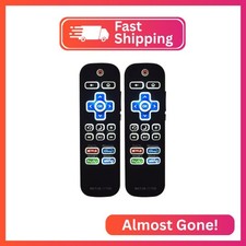 Pack of 2 Backlit Remote Control for Roku TV,Replacement for TCL/Hisense/Sharp