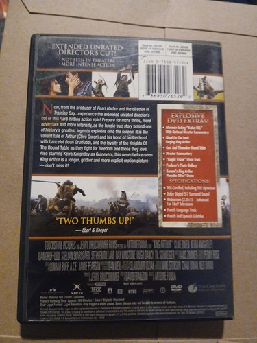 King Arthur (Director's Cut) (DVD, 2004, Extended Unrated Version) - Picture 4 of 4