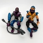 Vintage 1988 TMNT Shredder & Foot Soldier Action Figures - Original Playmates