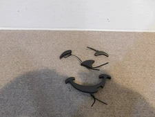 Longaberger Black Plastic Pumpkin Jack o Lantern Face Tie On