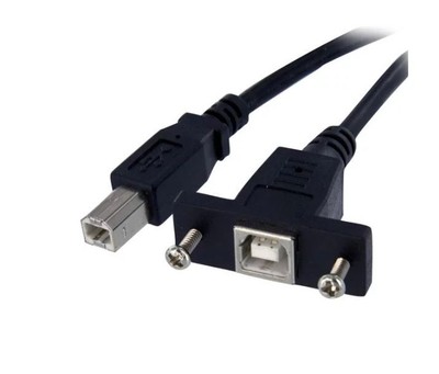 Startech.Com 1 Fuß Panel Befestigung USB B zu B Kabel